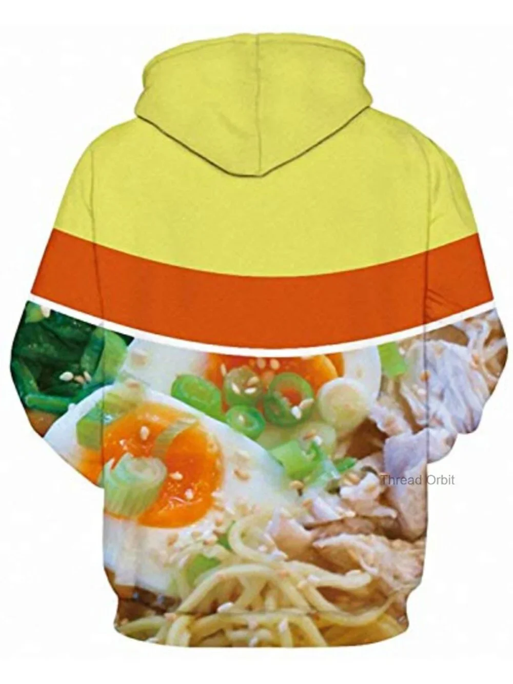3D Ramen Noodle Beef Chicken Soup Hoodie Unisex Pullover